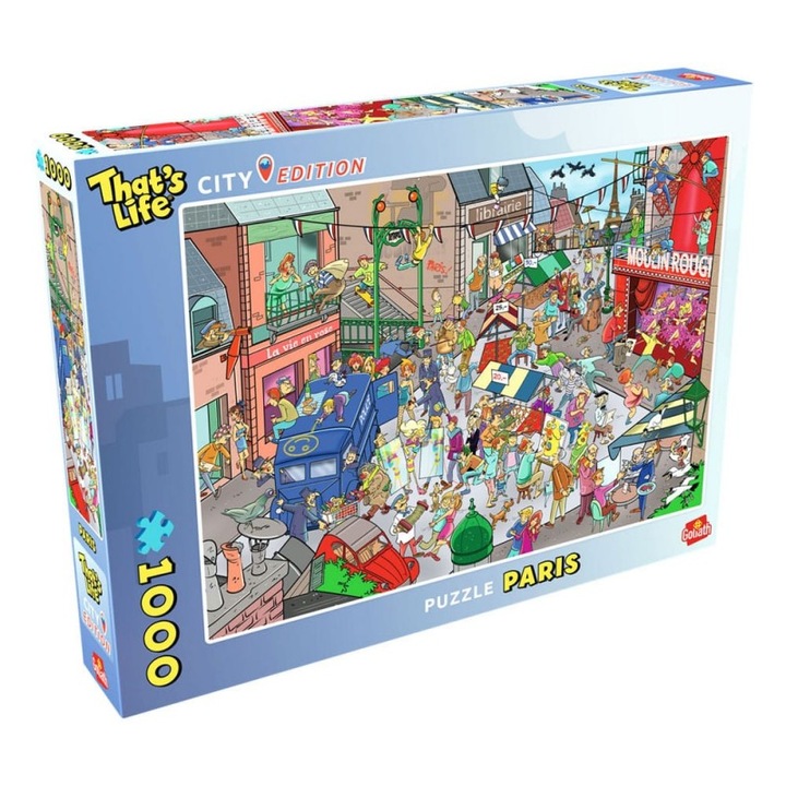 That´s Life City Edition Puzzle Párizs (1000 darab)