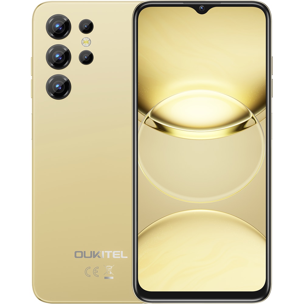 OUKITEL C1 16GB ＋128GB ゴールド Telefon mobil Oukitel C1 (2025), 4G, Dual SIM, Octa-Core, 6.56