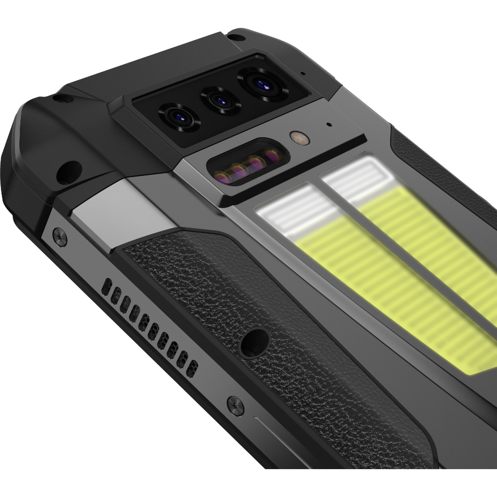 Telefon mobil Unihertz TANK 4, 5G, Dual SIM, Dimensity 7300, AMOLED 6.78-inch 120Hz, 24GB RAM (12GB + 12GB ext), 512GB, Proiector Video Incorporat 720p, 11600mAh, 66W, NFC, IP68/IP69, Android 15