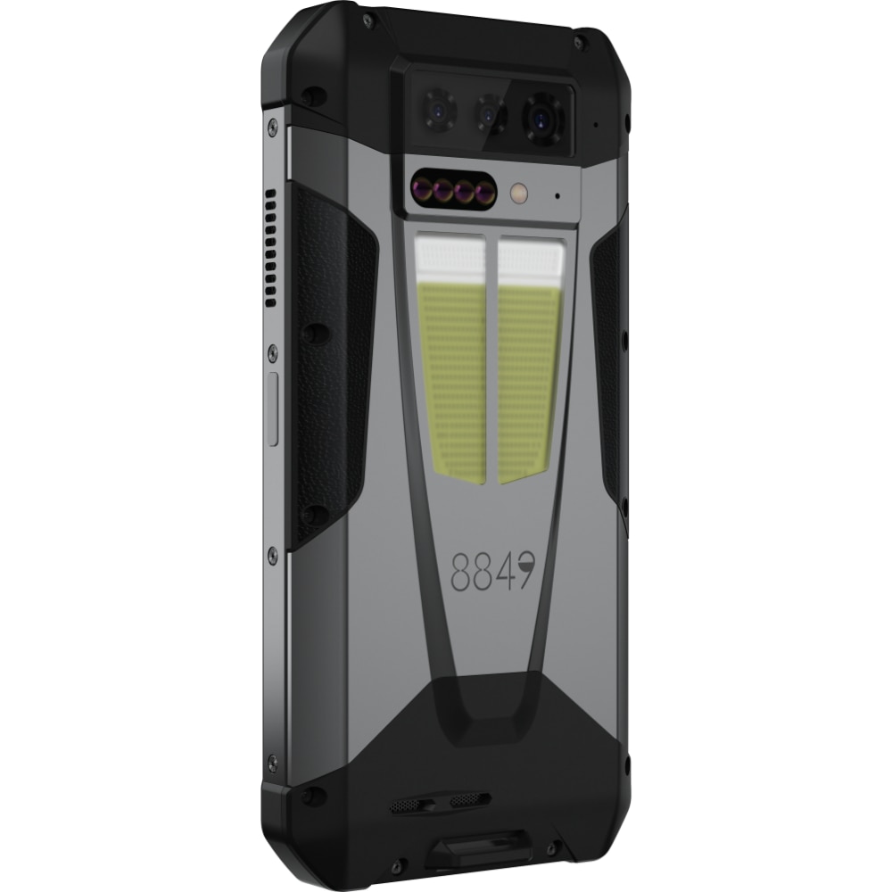 Telefon mobil Unihertz TANK 4, 5G, Dual SIM, Dimensity 7300, AMOLED 6.78-inch 120Hz, 24GB RAM (12GB + 12GB ext), 512GB, Proiector Video Incorporat 720p, 11600mAh, 66W, NFC, IP68/IP69, Android 15