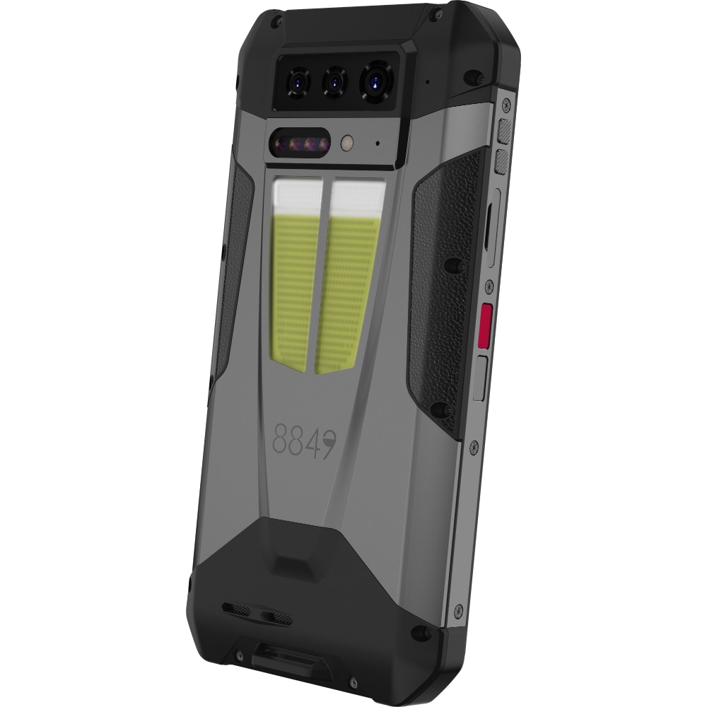 Telefon mobil Unihertz TANK 4, 5G, Dual SIM, Dimensity 7300, AMOLED 6.78-inch 120Hz, 24GB RAM (12GB + 12GB ext), 512GB, Proiector Video Incorporat 720p, 11600mAh, 66W, NFC, IP68/IP69, Android 15