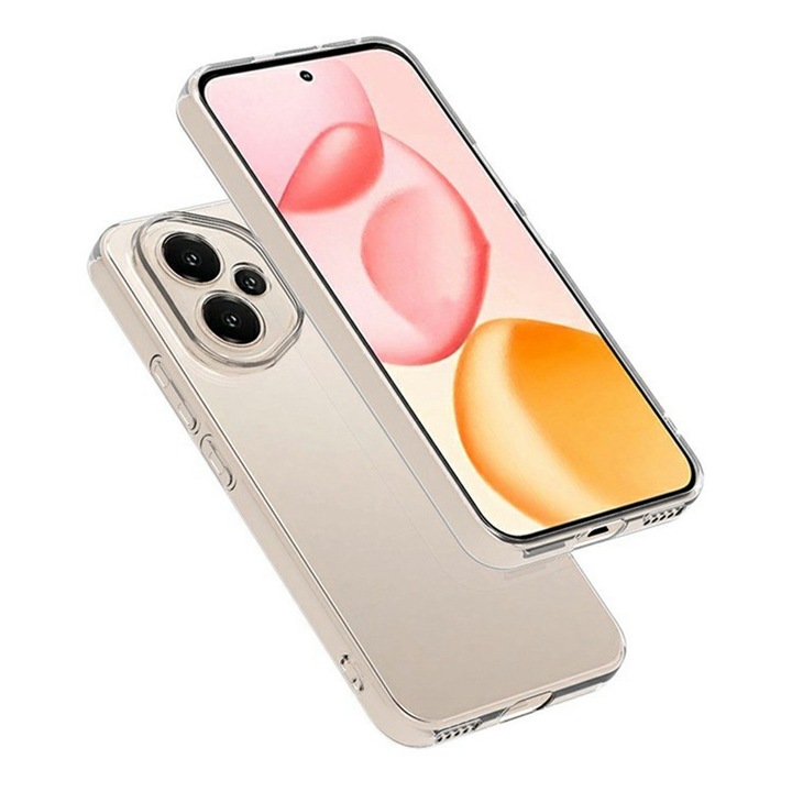 TPU калъф High Clear за Honor 400, дизайн с диаманти, лек брониран калъф, абсорбиране на удари, уникална дълготрайна технология против пожълтяване, прозрачен