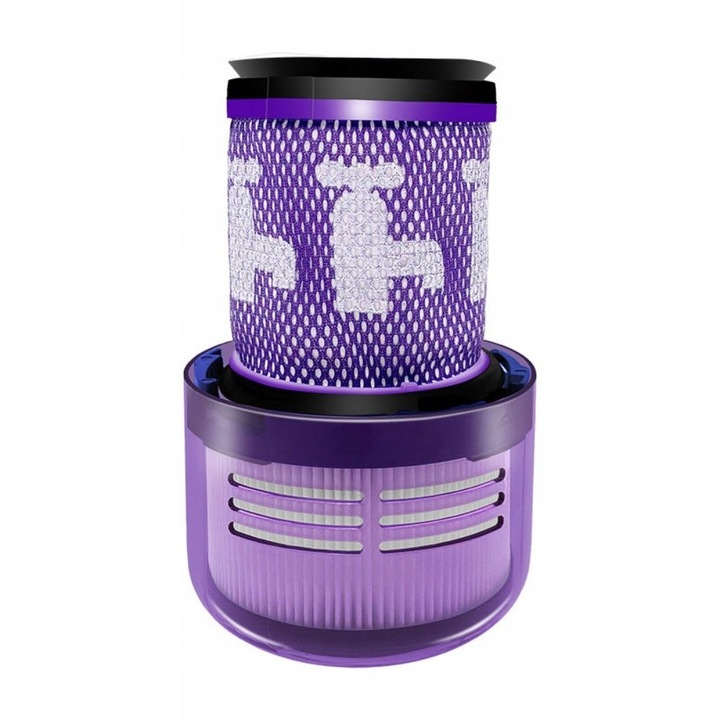 Filtru HEPA, Jettools, Evacuare spate, pentru aspirator fara fir Dyson V12, Eficienta de filtrare 99, 97%, Purifica aerul, Protectie motor, Inlocuire rapida fara unelte, Kitul include: 1x filtru, Fibra HEPA + Plastic, Inlocuire premium