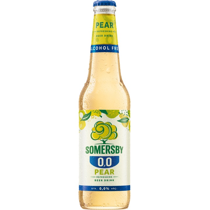 Cidru fara alcool Somersby, 400 ml, gust de para, 0.0%