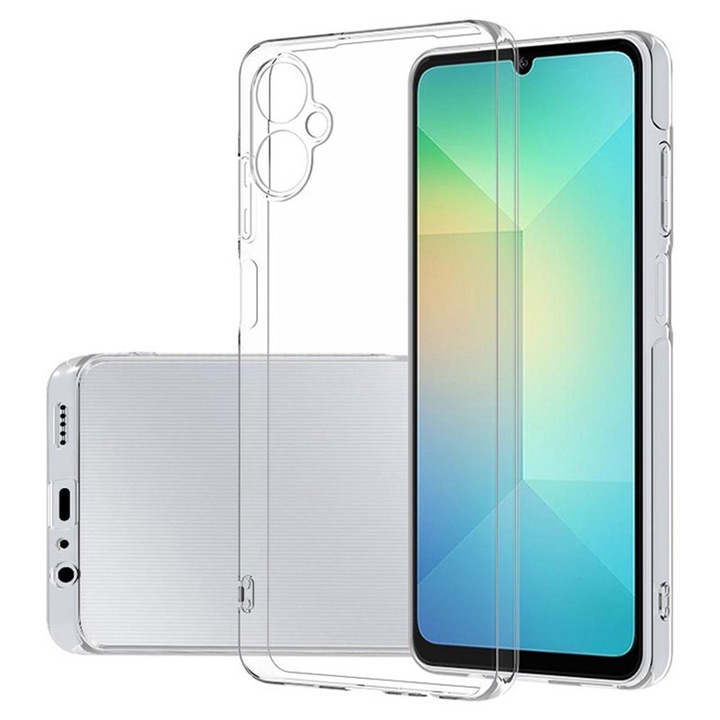 TPU калъф High Clear за Samsung Galaxy A07, Diamond Design, лек брониран калъф, абсорбиране на удари, уникална дълготрайна технология против пожълтяване, прозрачен