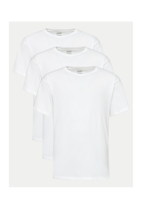 Set tricouri barbatesti Vans, alb, 2 bucati, Alb, 2XL