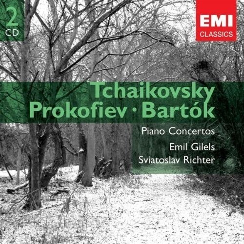 Emil Gilels, Sviatoslav Richter-Piano Concertos-Tchaikovsky,Bartok,Prokofiev-2CD