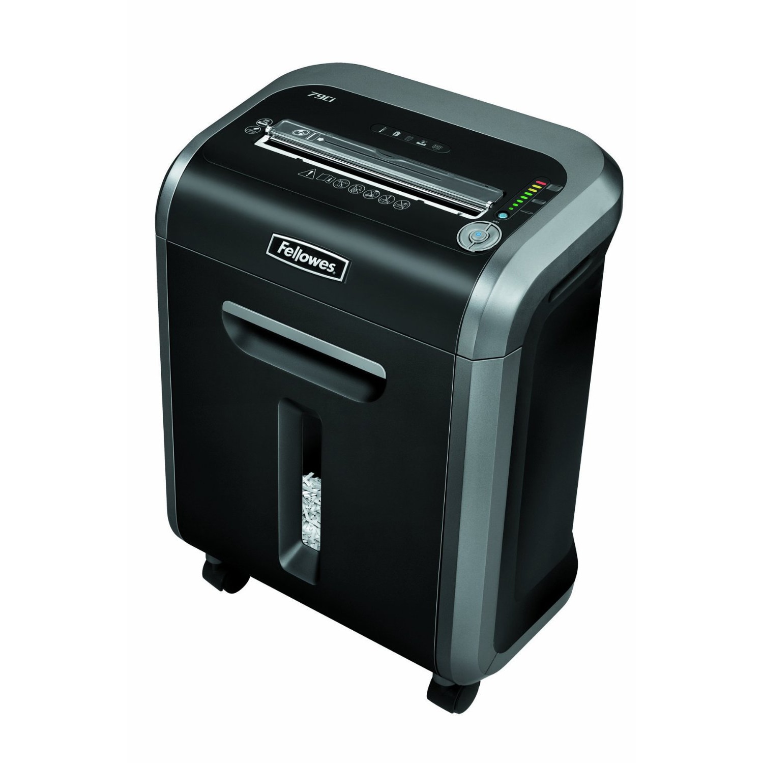 Distrugator documente Fellowes 79C, cross cut cu sistem antiblocare 4 , Capacitate cos 23 Litri, Capacitate taiere 16 coli
