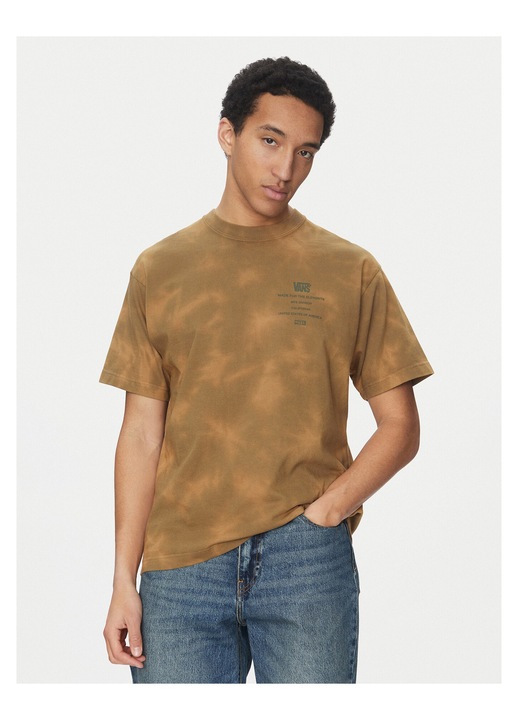Tricou barbati Vans, maro, bumbac