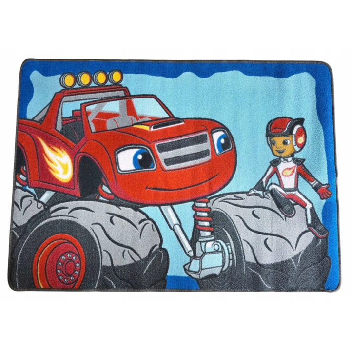 Covor pentru copii, 95x133cm, antiderapant, multicolor