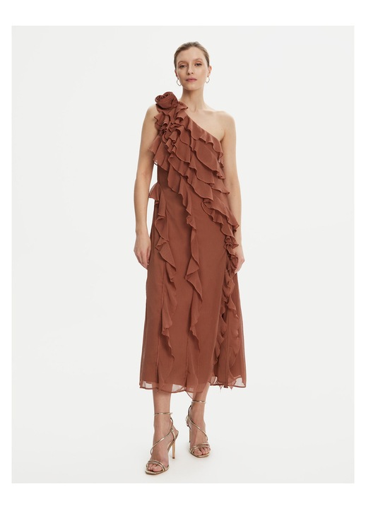 Rochie French Connection, model 71YOR, culoare mocha, 16-18UK