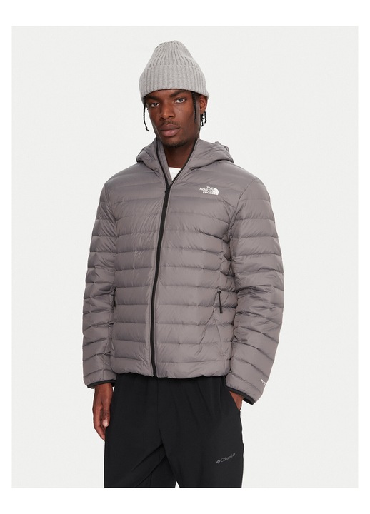 Geaca de puf barbati The North Face, gri