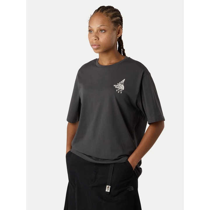 Tricou sport dama, The North Face, gri, S INTL