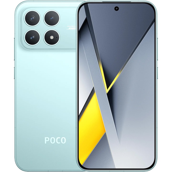 Мобилен телефон Poco F8 Pro, 12GB RAM, 512GB, 5G, Син