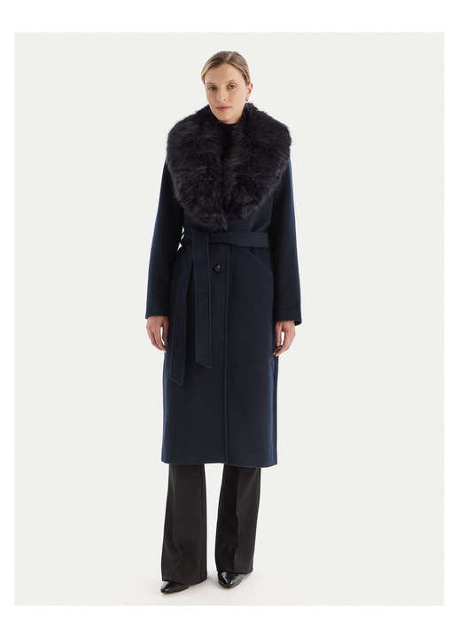 Palton dama Michael Michael Kors, bleumarin, lana