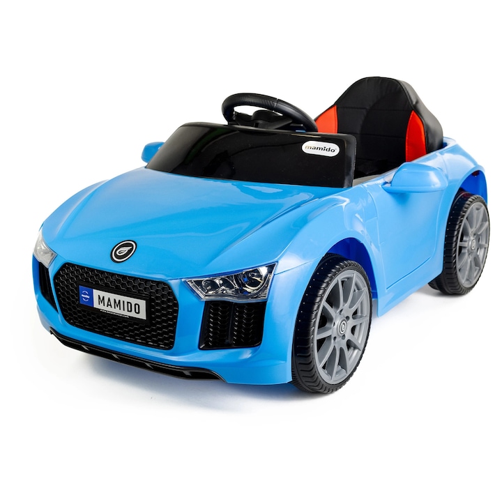 Mamido Fast Wing elektromos kisautó, eco-bőr, kék