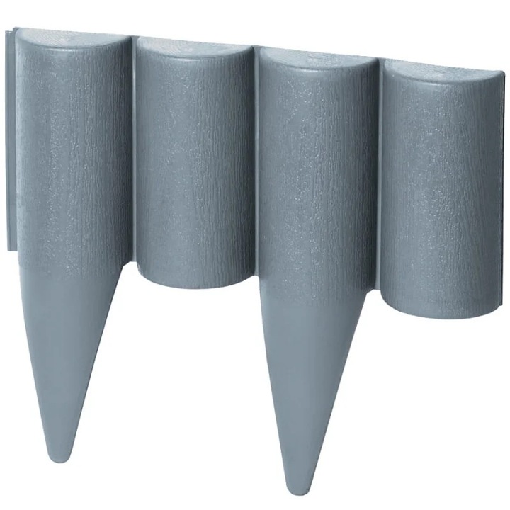 Декоративна палисада, модулен дизайн, текстурирана повърхност, дължина 25 см, антрацитно сиво