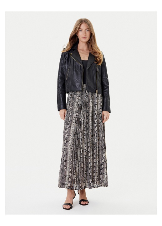 Fusta plisata, Michael Michael Kors, bej, femei