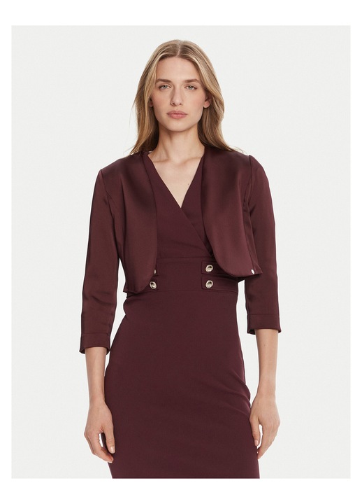 Sacou dama Rinascimento, bolero, bordo, fabricat de calitate