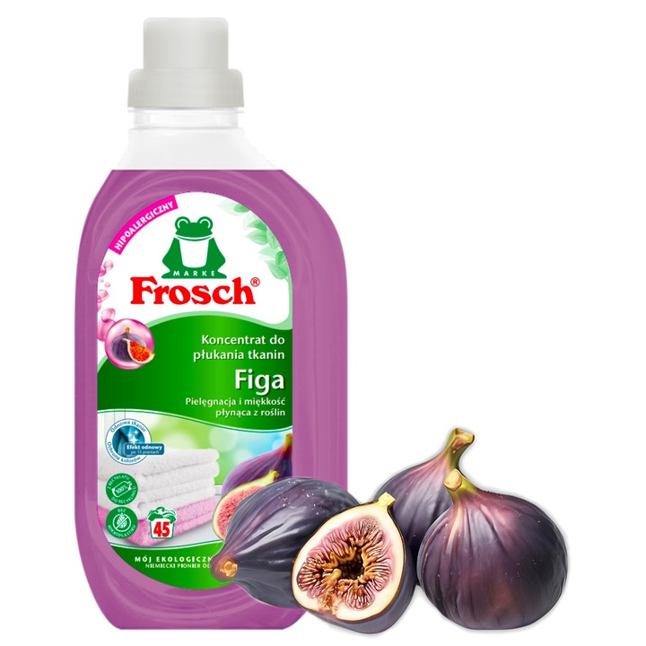 Concentrat Pentru Clatirea Tesaturilor, Frosch, Agent Ecologic Pentru Inmuierea Tesaturilor, Contine Substante Biologice Active Pe Baza De Plante, Nu A Fost Testat Pe Animale, Testat Dermatologic, 900 ml