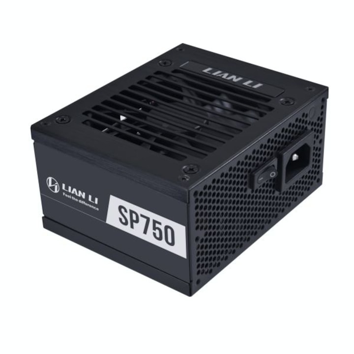 Sursa SFX 750W, Lian Li SP V2, 80 Plus Gold, 12V-2x6, Zgomot redus, Negru, 125x100x63.5mm