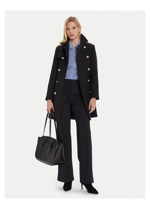 Palton dama Morgan, negru, lana, 38 EU