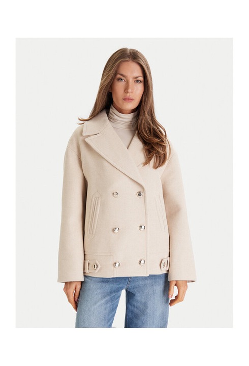 Palton dama Morgan, bej, lana, 42 EU