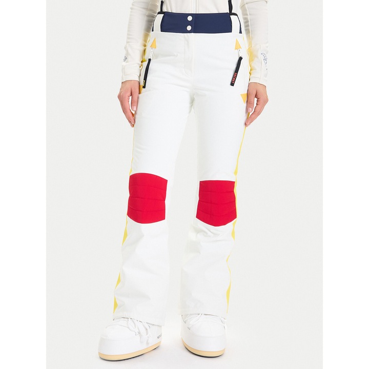 Pantaloni sport dama, Rossignol, ecru, 85% nailon reciclat, 15% elastan, L INTL