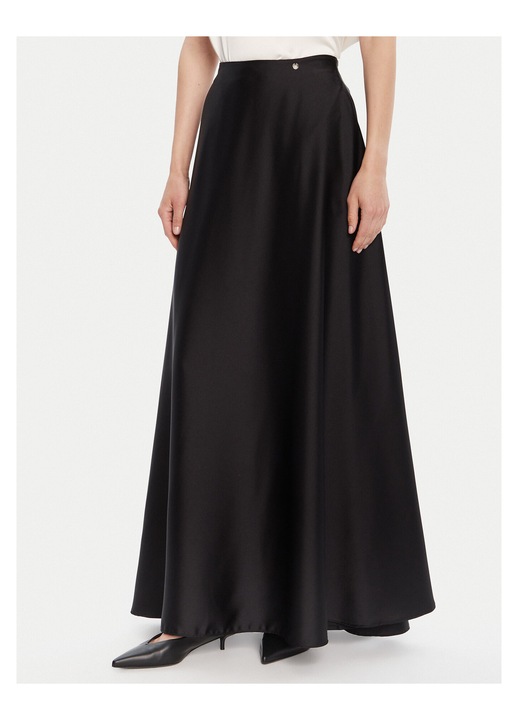 Fusta trapezoidala de dama Rinascimento, negru