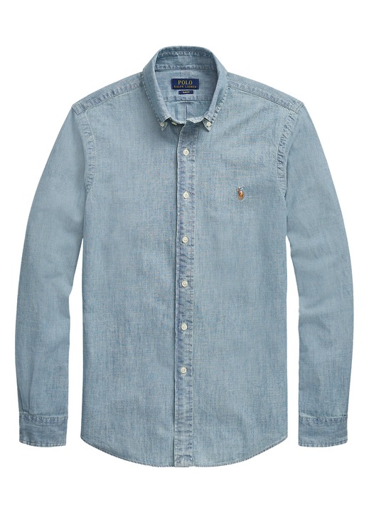 Camasa pentru barbati, Polo Ralph Lauren, albastru, bumbac