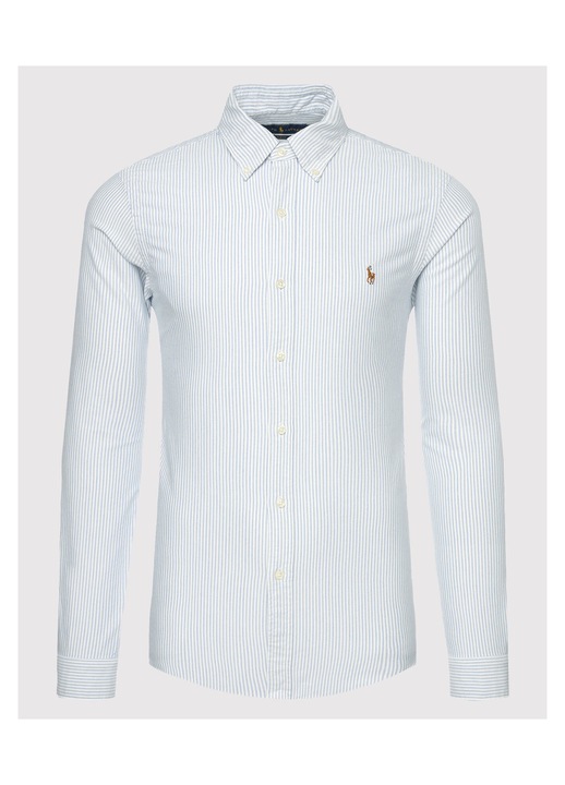 Camasa barbati, Polo Ralph Lauren, albastru/alb, L INTL