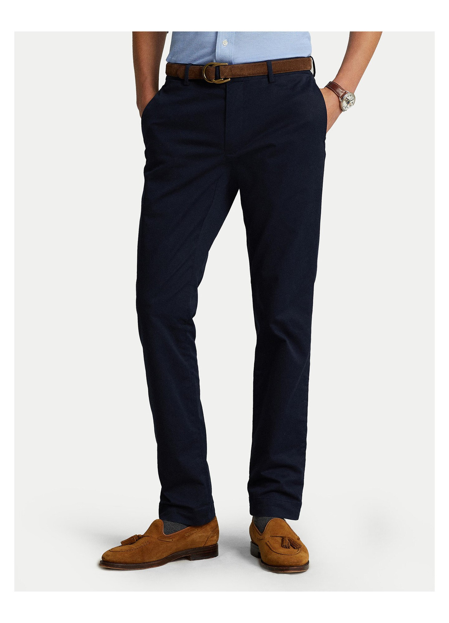 Pantaloni chino barbati Polo Ralph Lauren, bleumarin, W30-L32 US