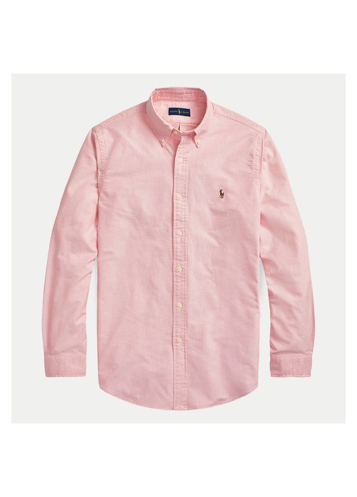 Camasa barbati Polo Ralph Lauren, roz, material bumbac