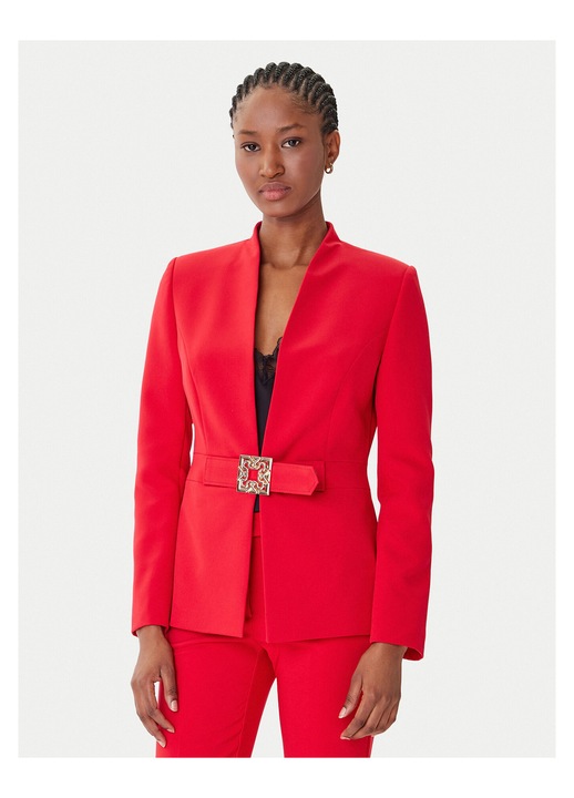 Sacou dama Rinascimento, rosu, din material de calitate