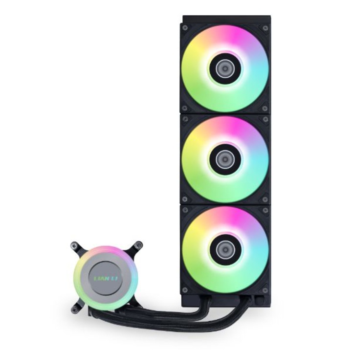 Racitor de apa Lian Li GA II Lite 360R, RGB, aluminiu, 3800 RPM, 397x120x27mm, pentru AMD AM5/AM4, Intel LGA1700