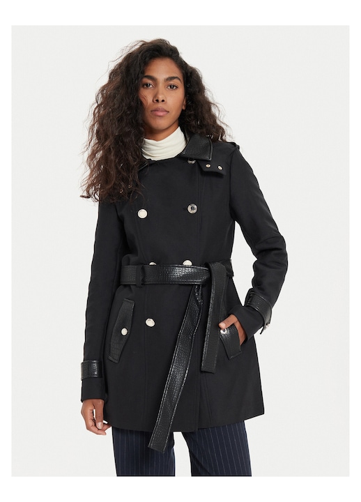 Trench dama Morgan, negru, 42 EU