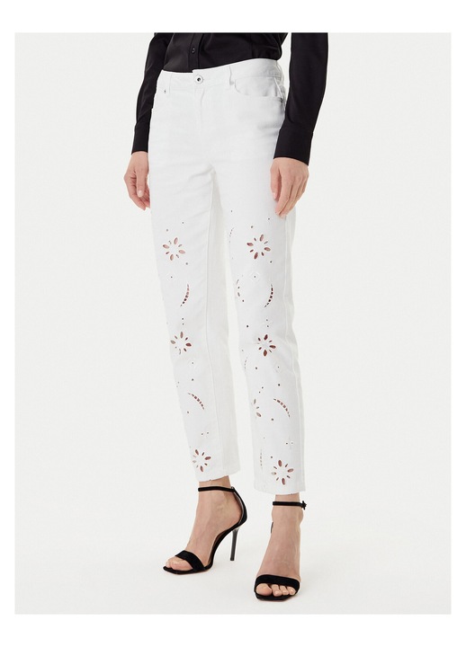 Blugi dama Morgan, alb