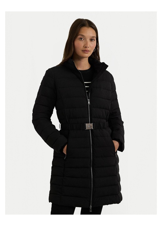 Geaca de iarna, Lauren Ralph Lauren, neagra, pentru femei, XL INTL
