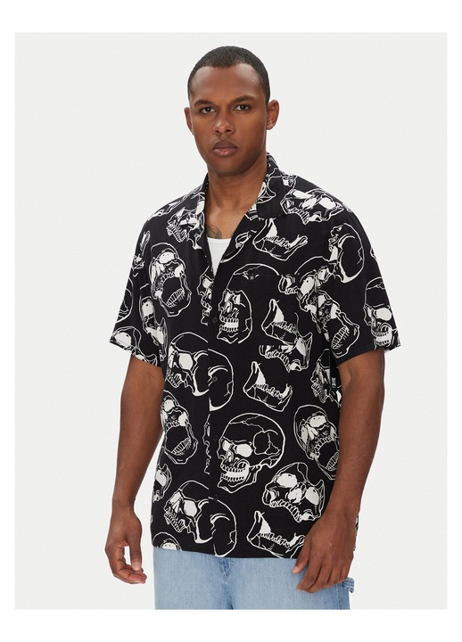 Camasa barbati DC Shoes, negru, bumbac