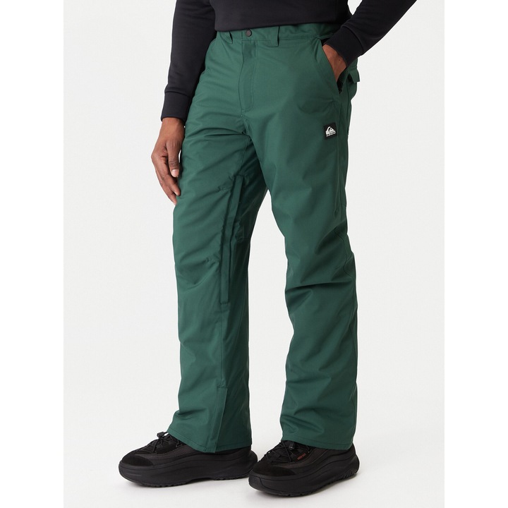Pantaloni sport barbati Quiksilver, de snowboard, verde