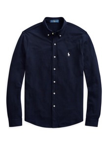Camasa barbati Polo Ralph Lauren, bleumarin, bumbac, XS INTL