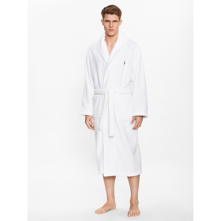 Halat Barbati, Polo Ralph Lauren, Alb, Bumbac, S-M INTL