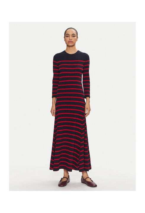 Rochie casual dama Polo Ralph Lauren, rosu, bleumarin, 2 culori