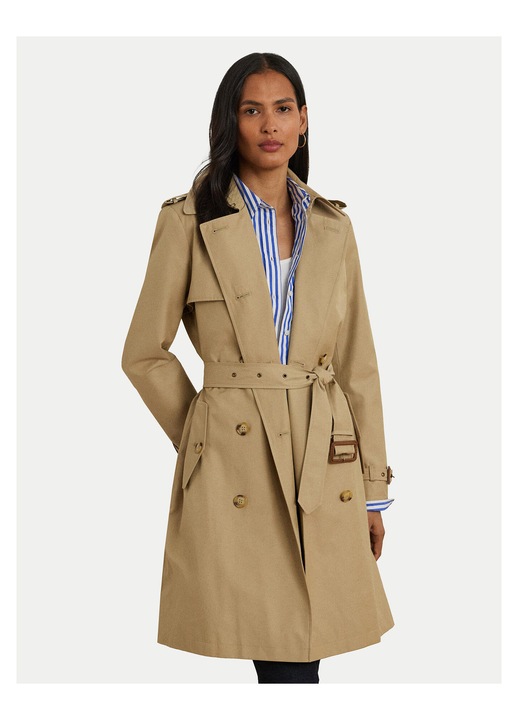Trench dama Lauren Ralph Lauren, bej, 2XL INTL