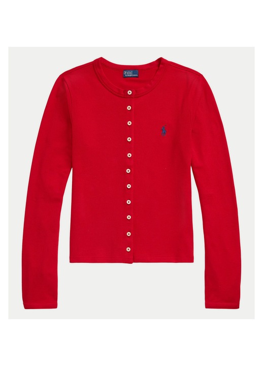 Cardigan dama Polo Ralph Lauren, rosu, XS INTL