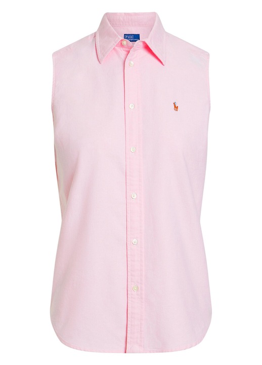 Camasa dama Polo Ralph Lauren, roz, fara maneci
