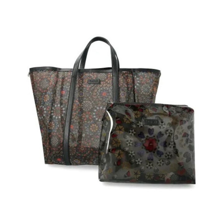 DESIGUAL nagy méretű 2 az 1-ben táska BUTTERFLY (Pillangó)