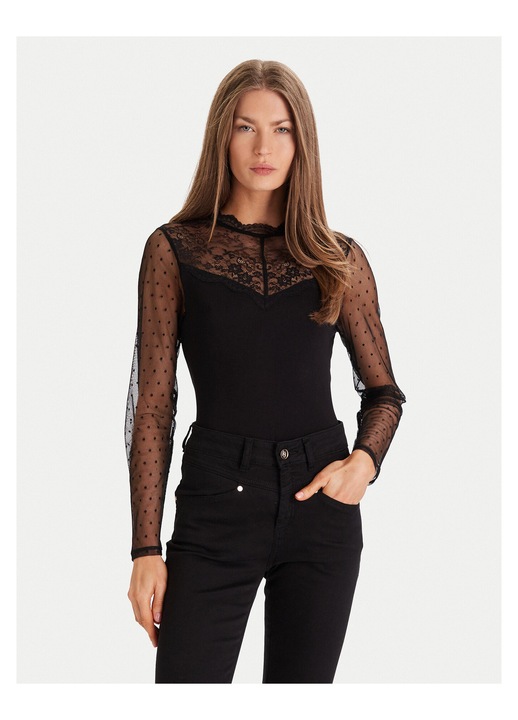 Bluza dama, Morgan 252-TGLOW, negru, XS INTL