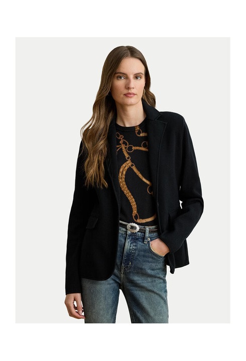 Sacou dama Lauren Ralph Lauren, negru, fabricat de calitate