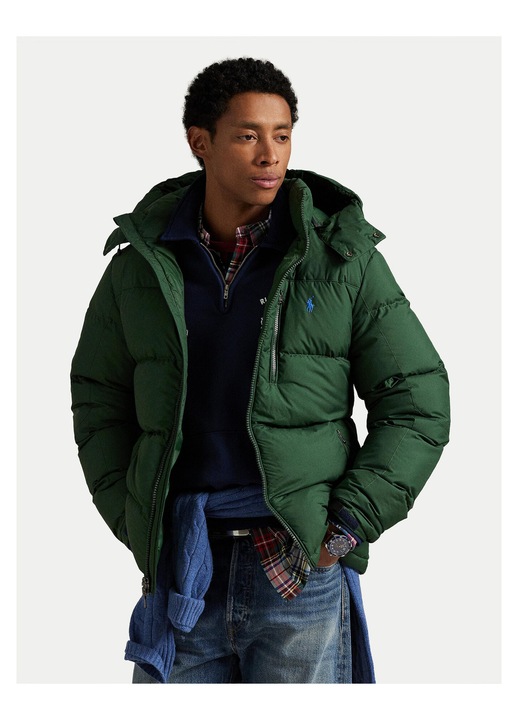 Geaca de puf barbati Polo Ralph Lauren, verde, M INTL